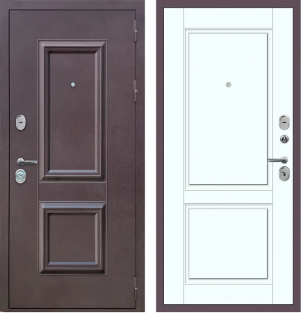 M51 с фрезеровкой Букле опал - ФЛ-30 Velluto Bianco AG 700