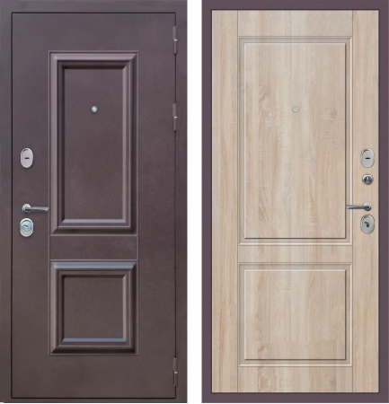 M51 с фрезеровкой Букле опал - ФЛ-30 Дуб Сонома светлый