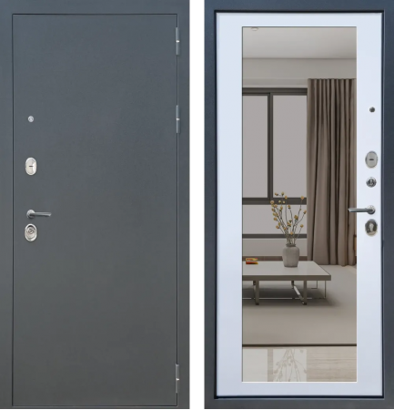 M5 ФЛ Букле графит - ФЛЗ-21 Velluto Bianco AG 700